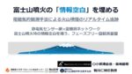 富士山噴火時の「情報空白」対策に向けた共同提案が採択されました